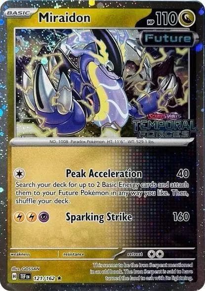 Miraidon [Cosmos Holo] #121 — Pokemon Temporal Forces