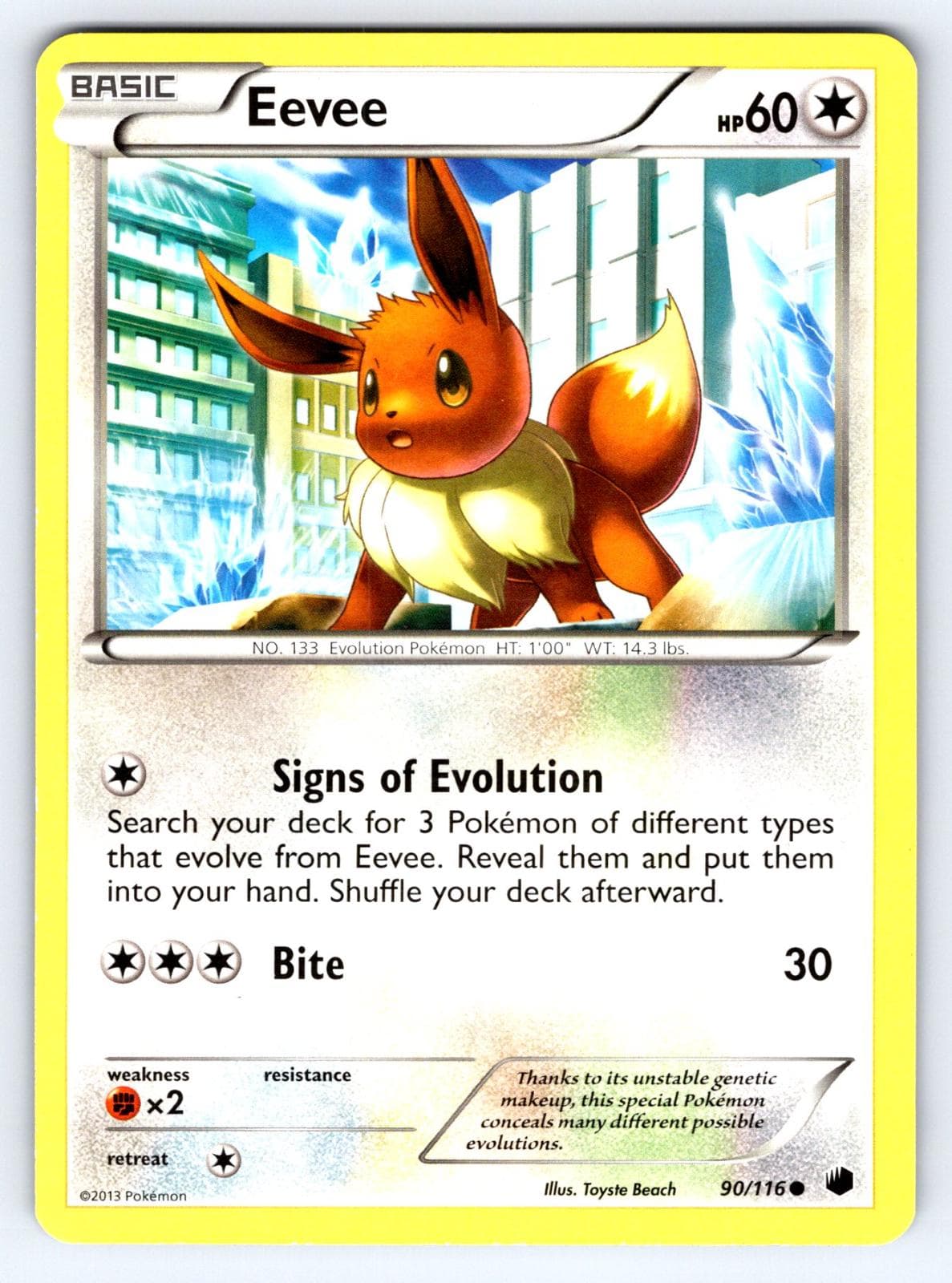 Eevee #90 — Pokemon Plasma Freeze