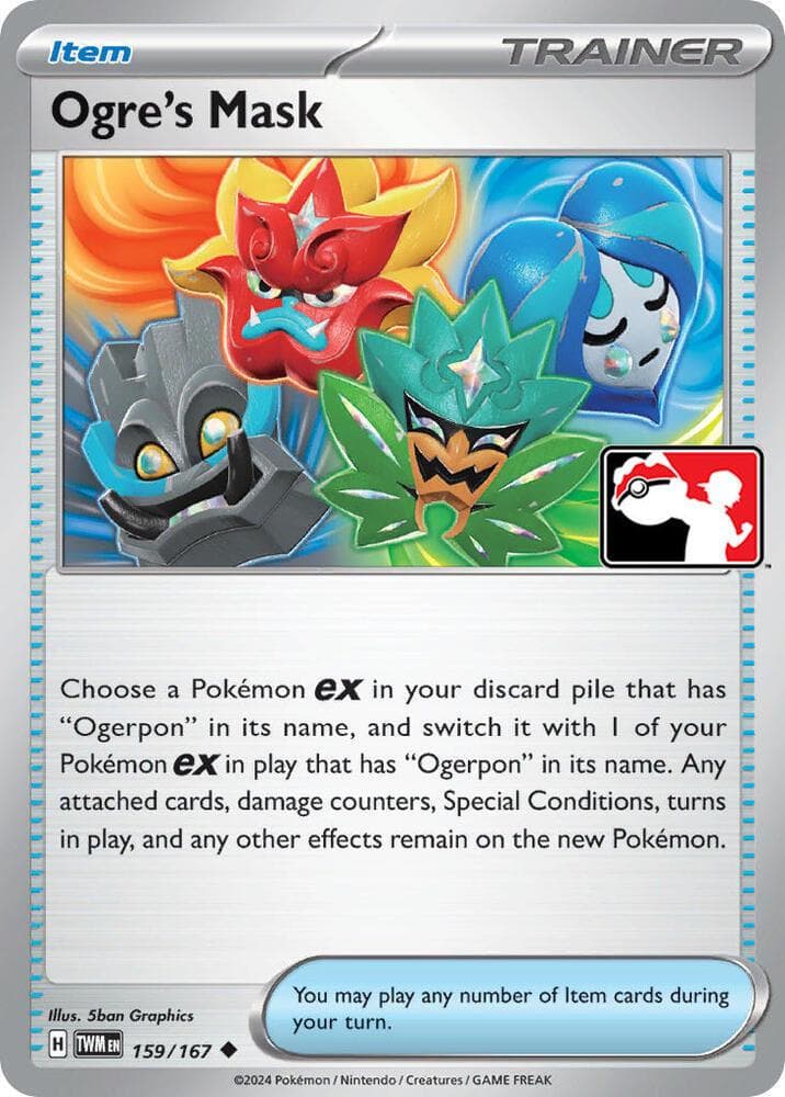 Ogre's Mask [Cosmos Holo Prize Pack] #159 — Pokemon Twilight Masquerade