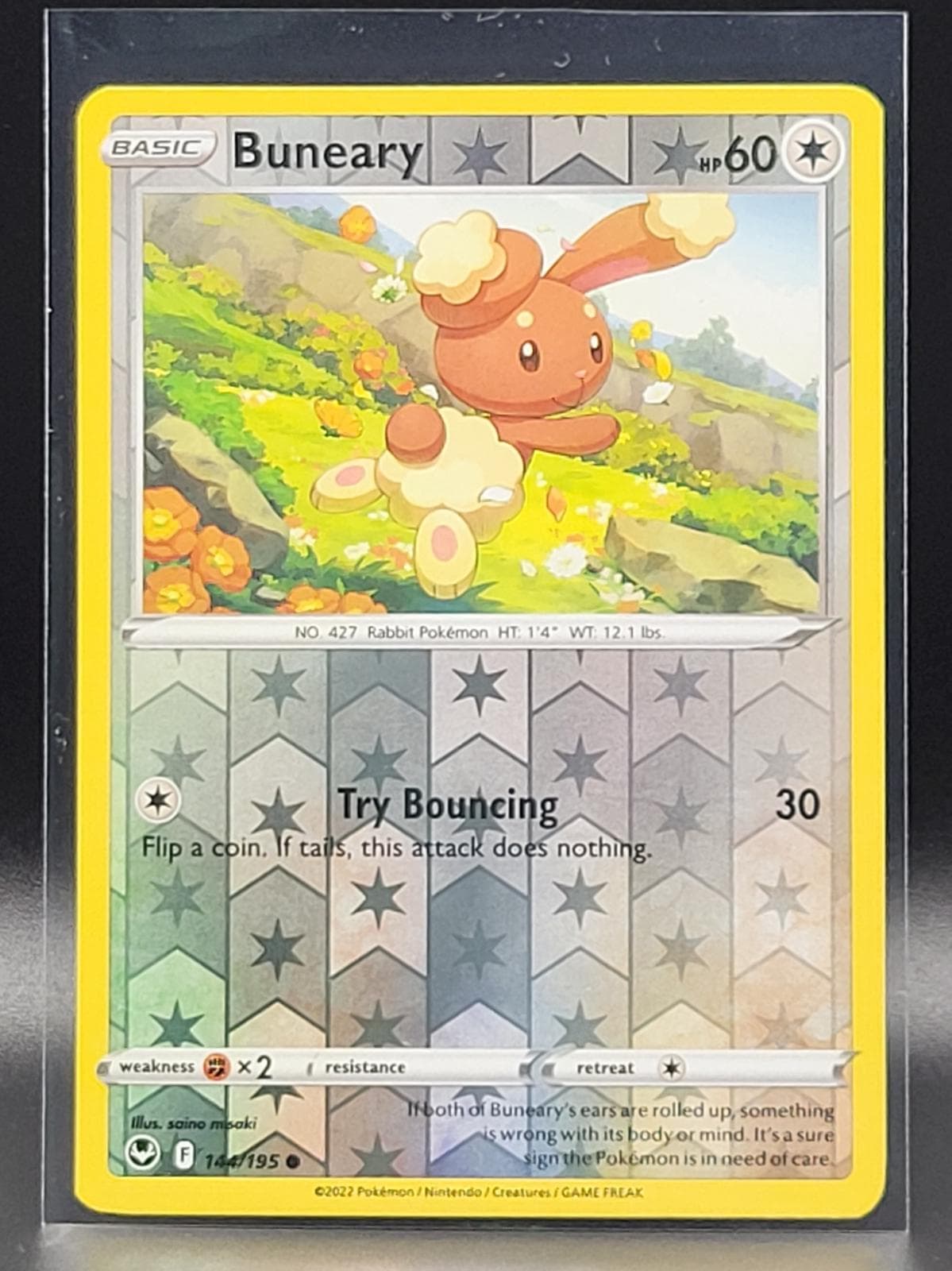 Buneary [Reverse Holo] #144 — Pokemon Silver Tempest