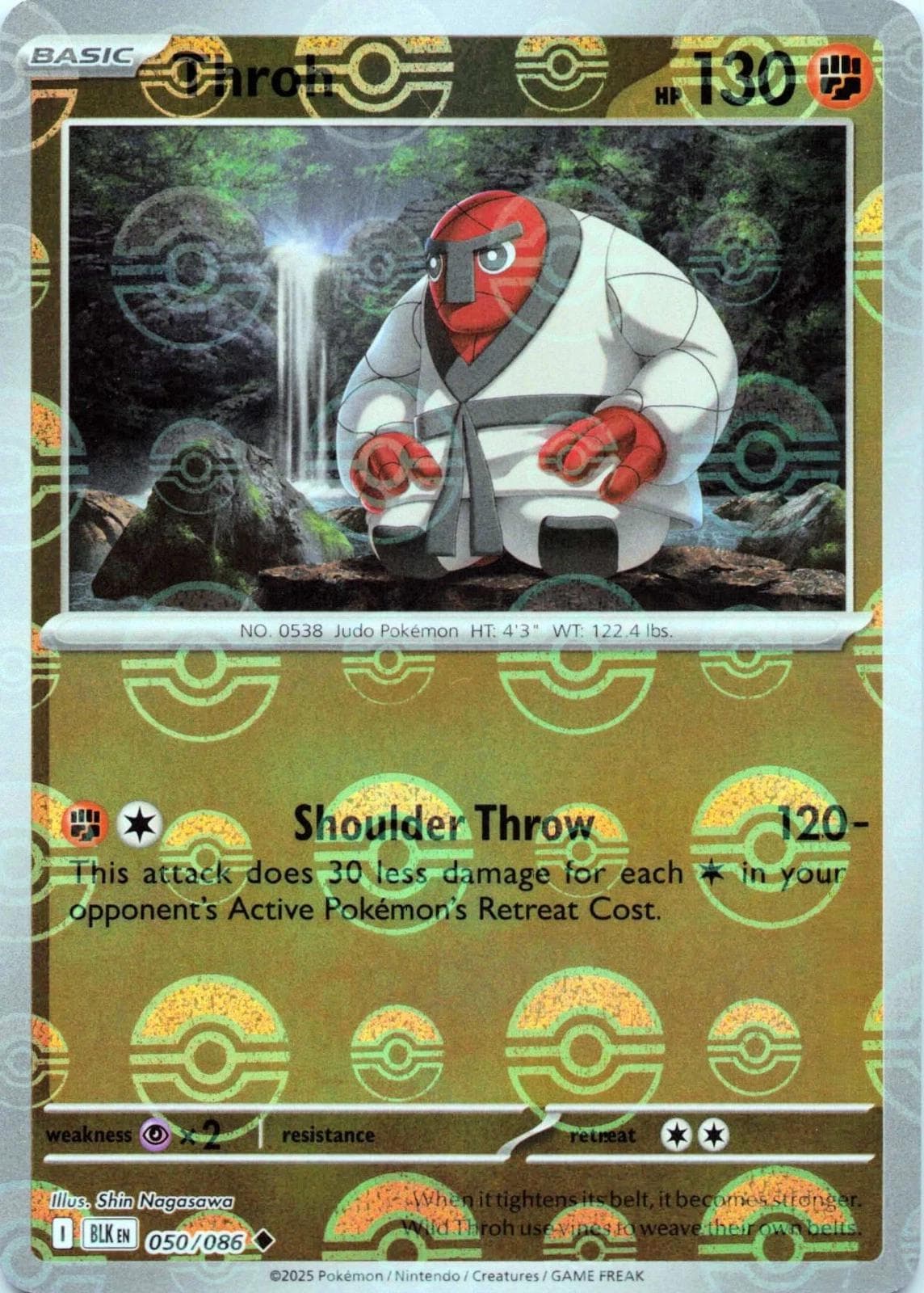 Throh [Poke Ball] #50 — Pokemon Black Bolt