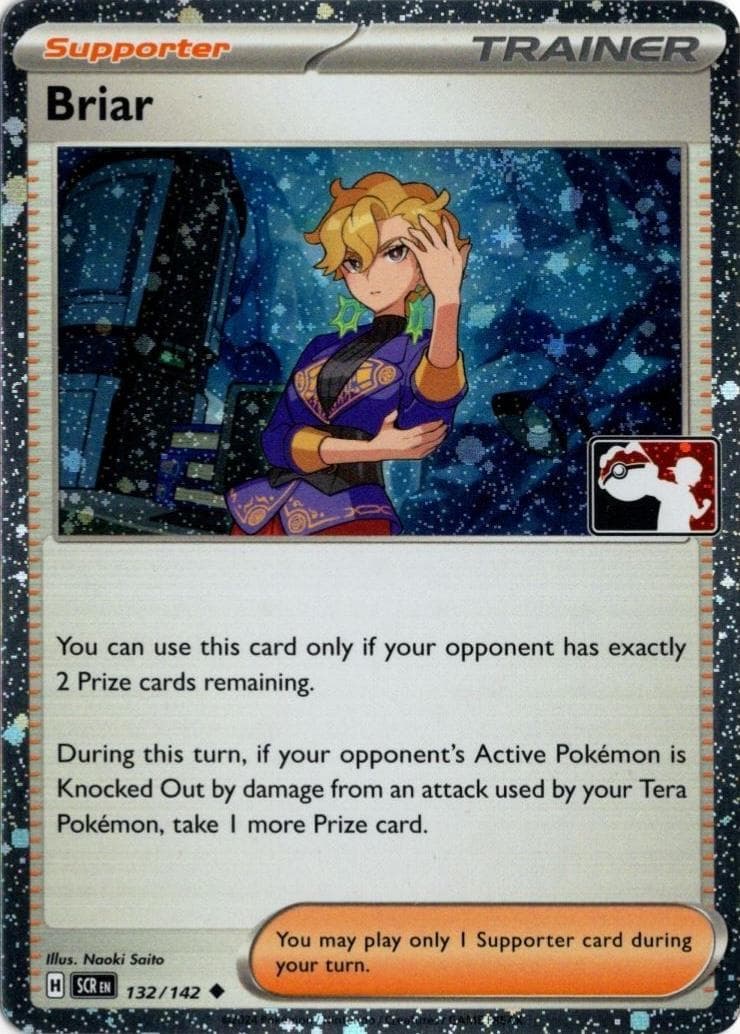 Briar [Prize Pack Series 7] #132 — Pokemon Stellar Crown