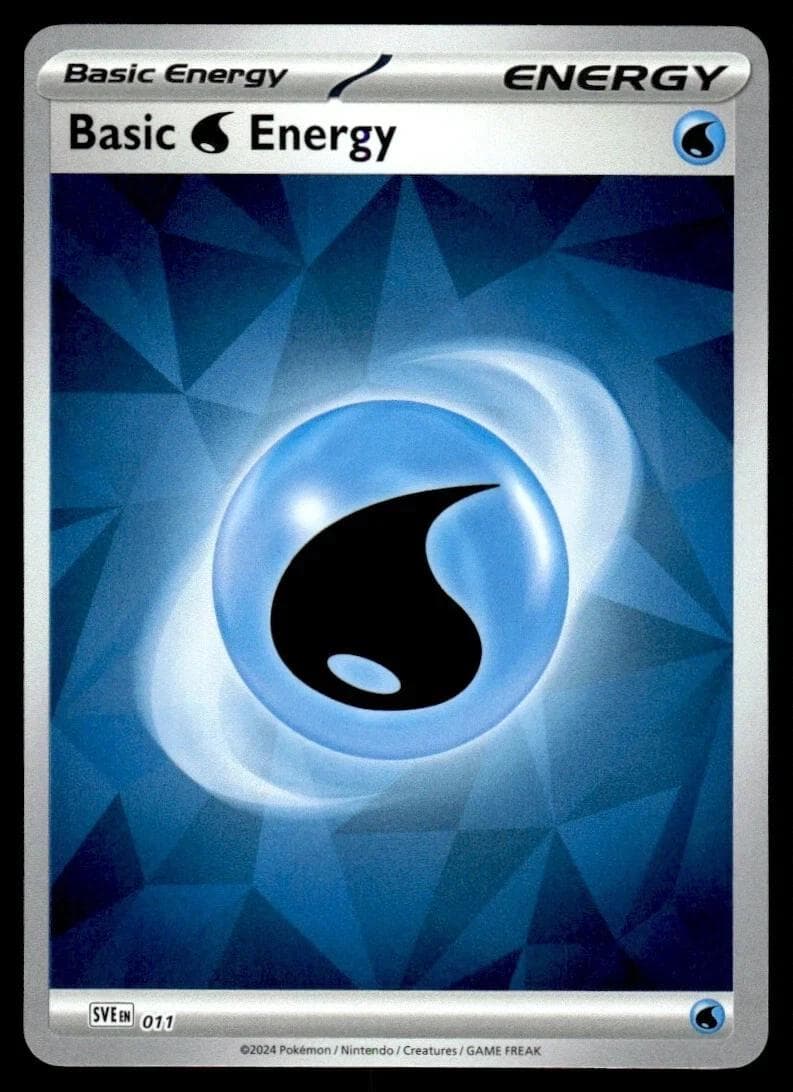 Basic Water Energy [Holo] #11 — Pokemon Scarlet & Violet Energy