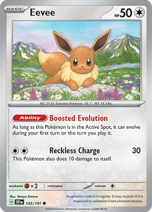 Eevee #143 — Pokemon Surging Sparks