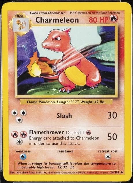 Charmeleon [1999-2000] #24 — Pokemon Base Set