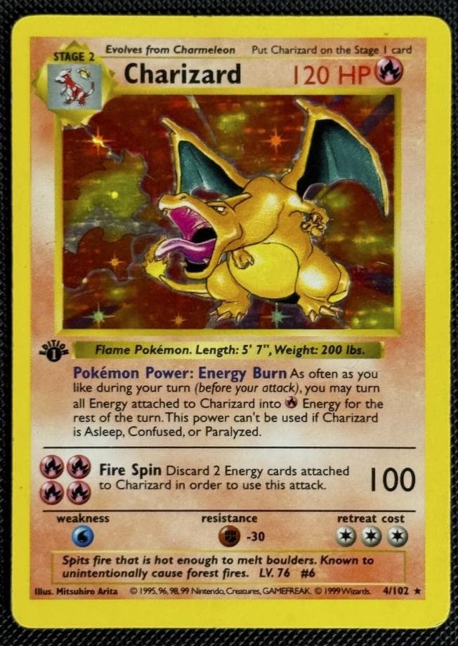 Charizard [1st Edition] #4 — Pokemon Base Set