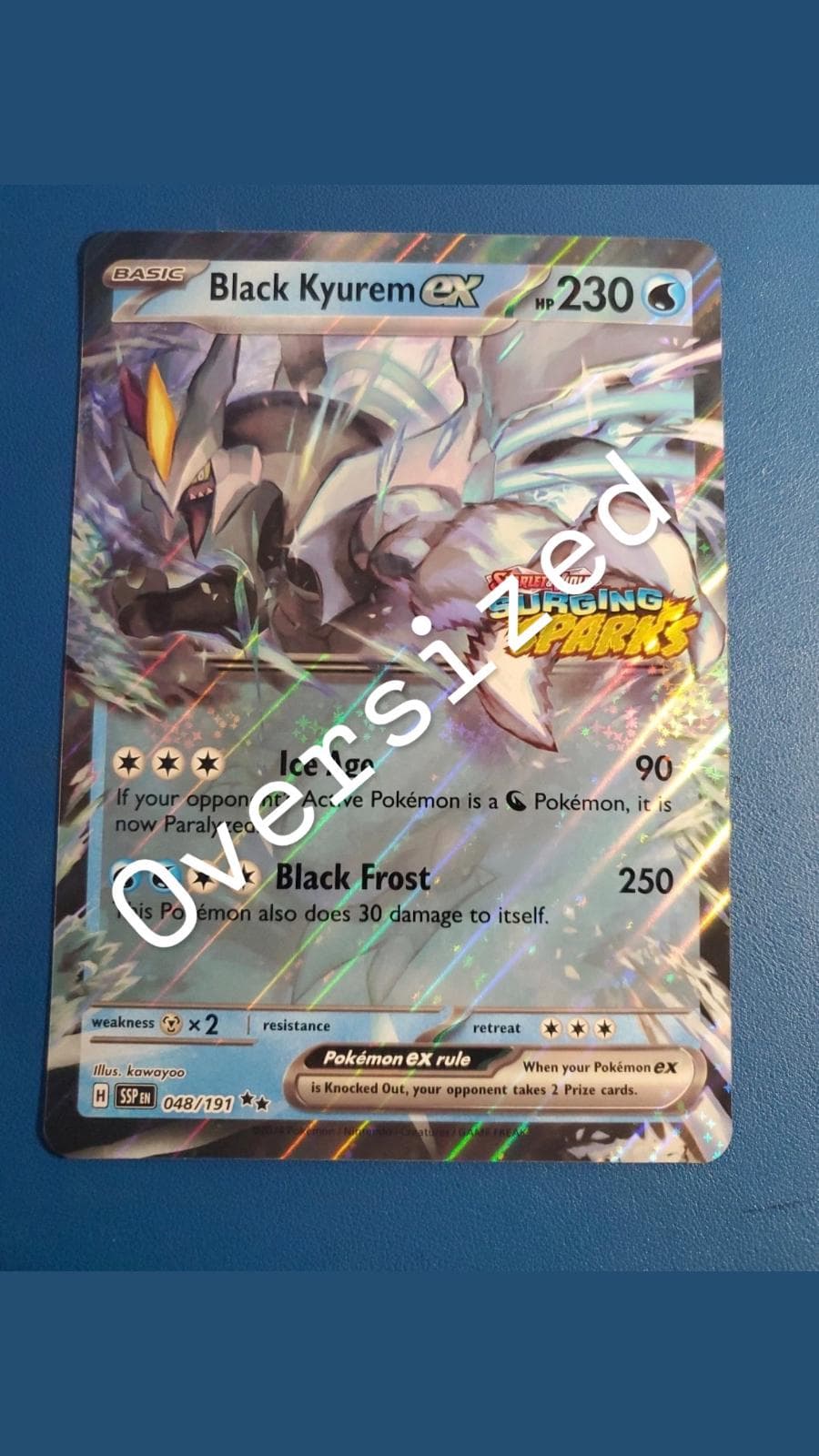 Black Kyurem ex [Jumbo] #48 — Pokemon Surging Sparks