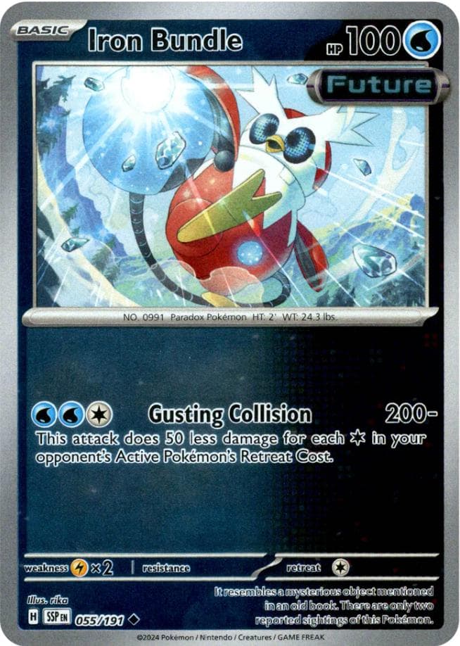 Iron Bundle [Reverse Holo] #55 — Pokemon Surging Sparks
