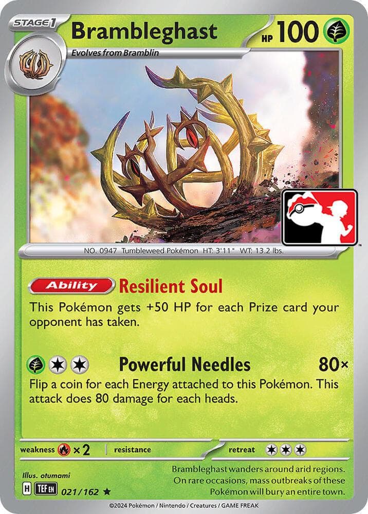 Brambleghast [Prize Pack] #21 — Pokemon Temporal Forces