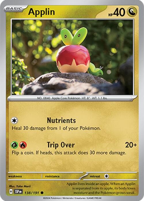Applin #138 — Pokemon Surging Sparks