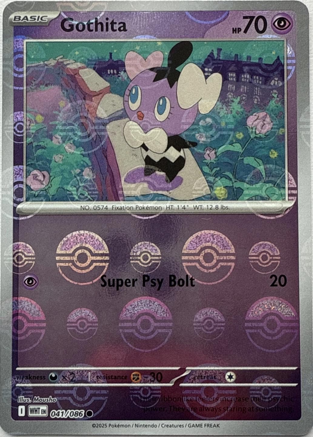 Gothita [Poke Ball] #41 — Pokemon White Flare