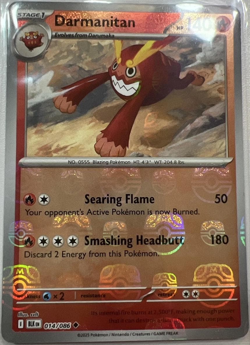 Darmanitan [Master Ball] #14 — Pokemon Black Bolt