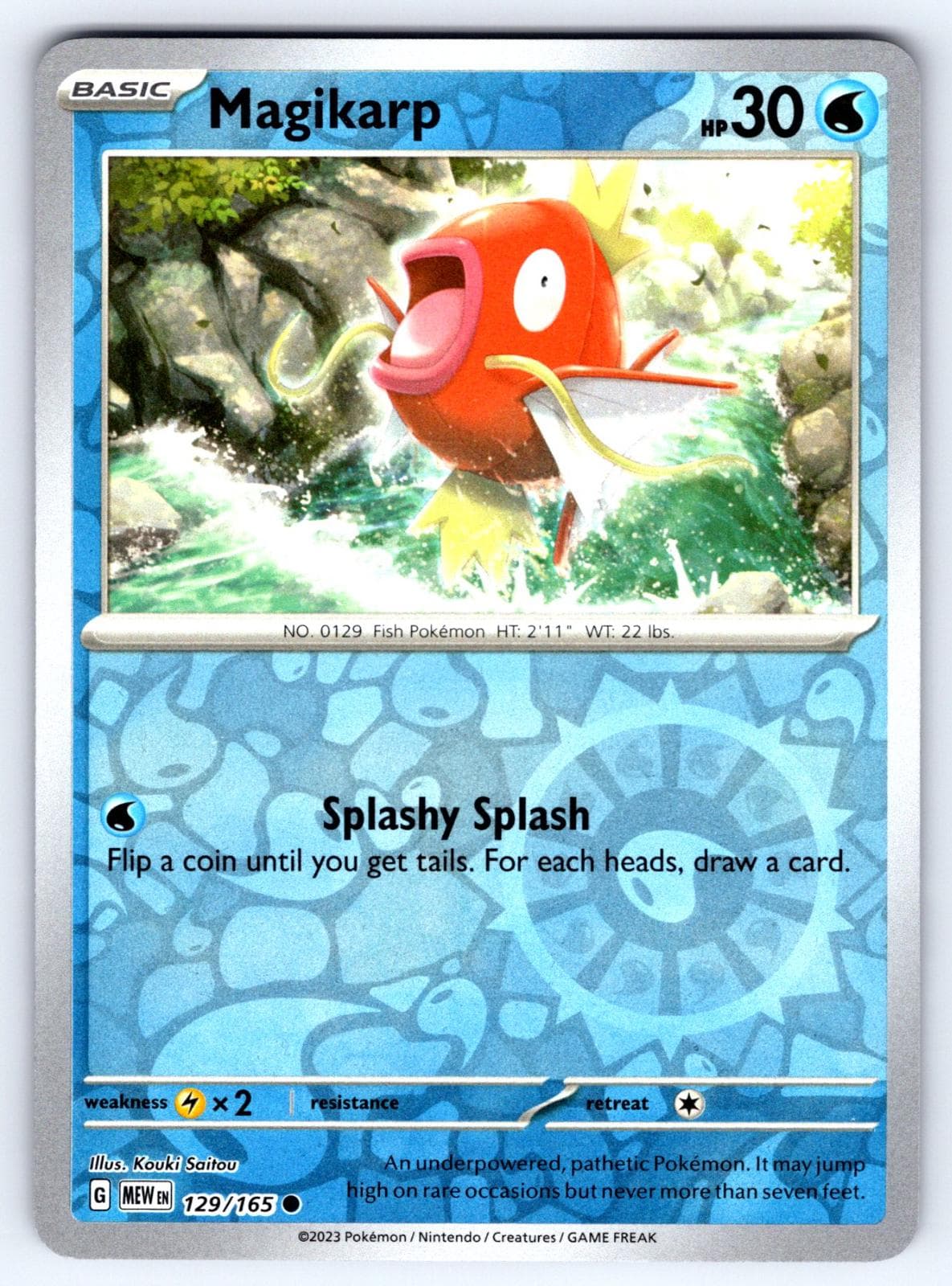 Magikarp [Reverse Holo] #129 — Pokemon Scarlet & Violet 151