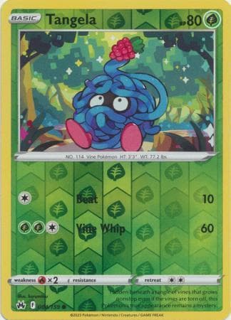 Tangela [Reverse Holo] #4 — Pokemon Crown Zenith