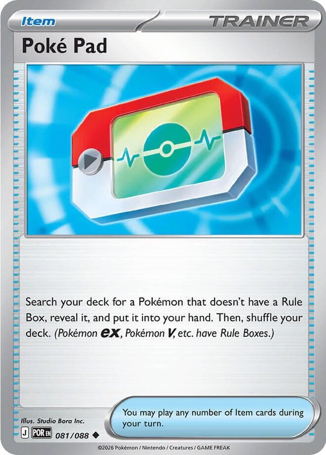 Poke Pad #81 — Pokemon Perfect Order