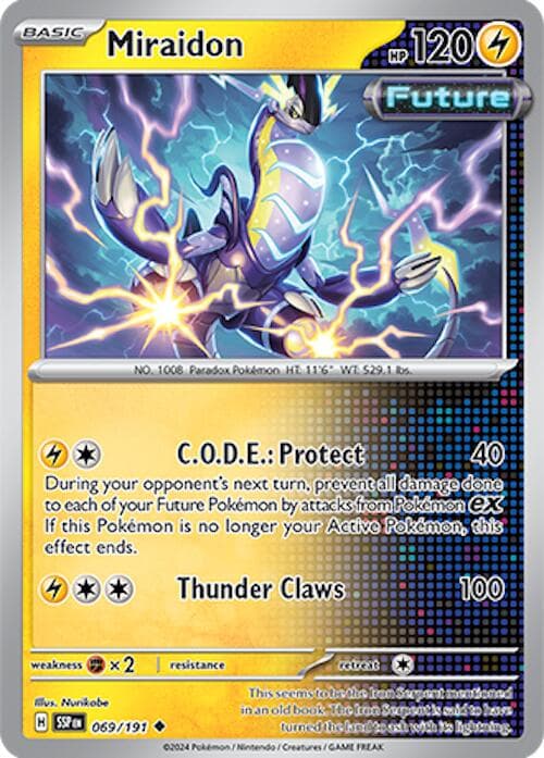 Miraidon #69 — Pokemon Surging Sparks