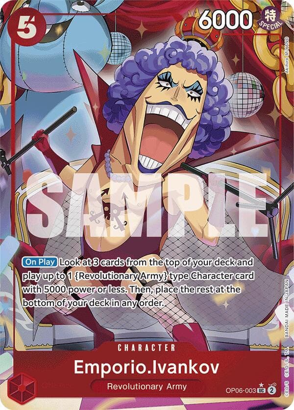 Emporio.Ivankov [Full Art PRB01] OP06-003 — One Piece Wings of the Captain
