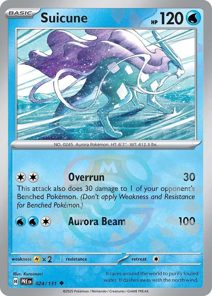 Suicune [Master Ball] #24 — Pokemon Prismatic Evolutions