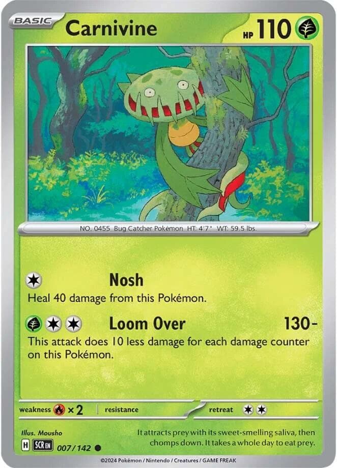 Carnivine #7 — Pokemon Stellar Crown