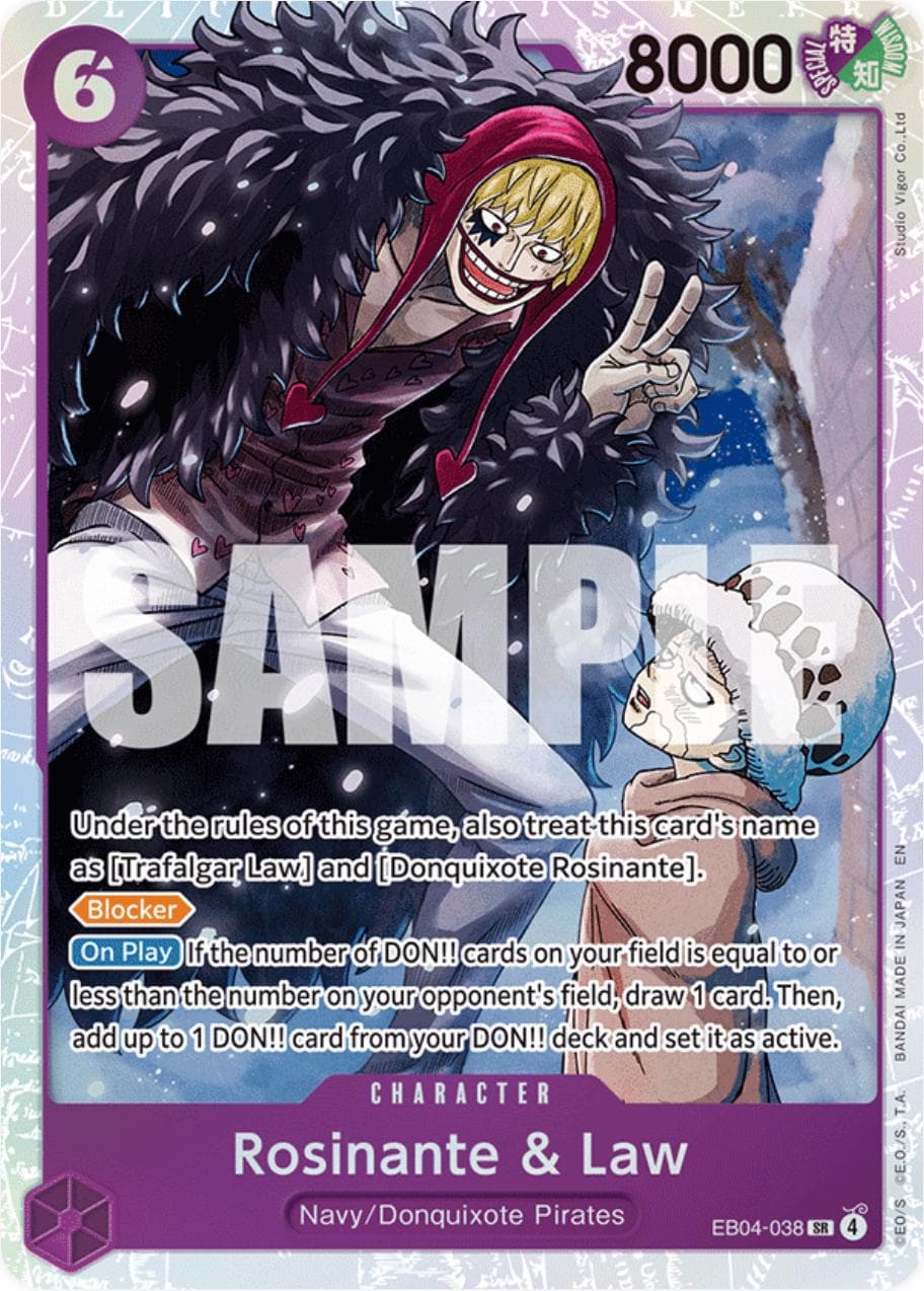 Rosinante & Law EB04-038 — One Piece Extra Booster EB04
