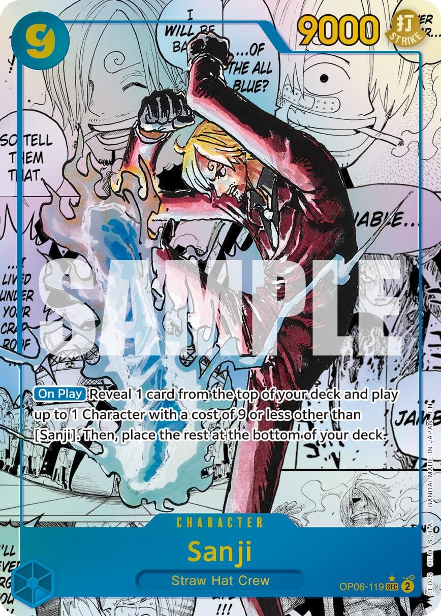 Sanji [Manga] OP06-119 — One Piece Premium Booster 2