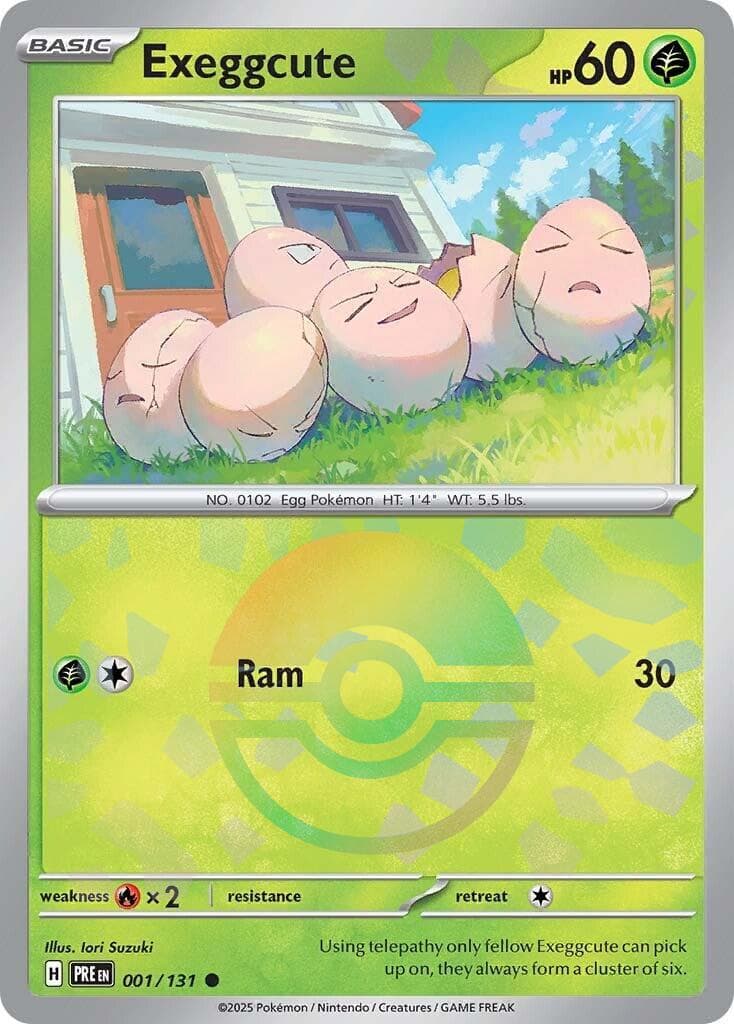Exeggcute [Poke Ball] #1 — Pokemon Prismatic Evolutions
