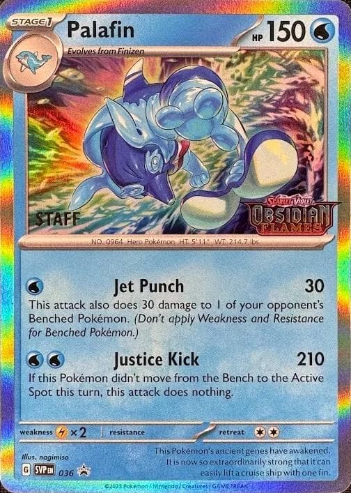 Palafin [Staff] #36 — Pokemon Promo