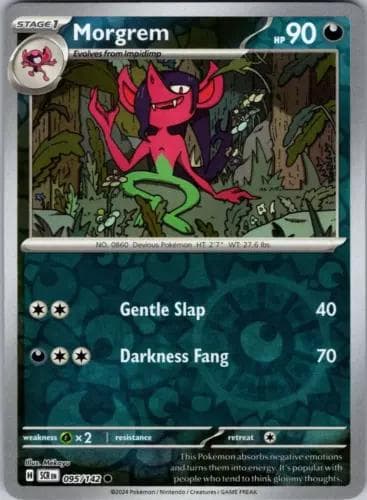 Morgrem [Reverse Holo] #95 — Pokemon Stellar Crown