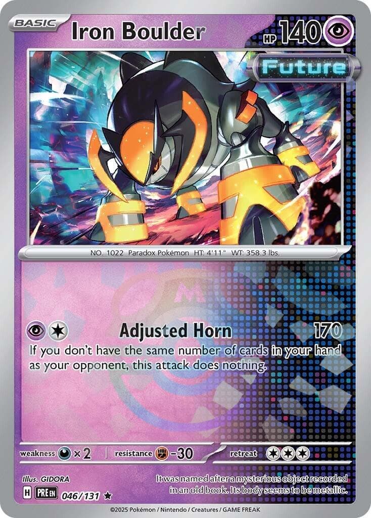 Iron Boulder [Master Ball] #46 — Pokemon Prismatic Evolutions
