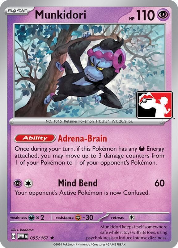 Munkidori [Prize Pack] #95 — Pokemon Twilight Masquerade