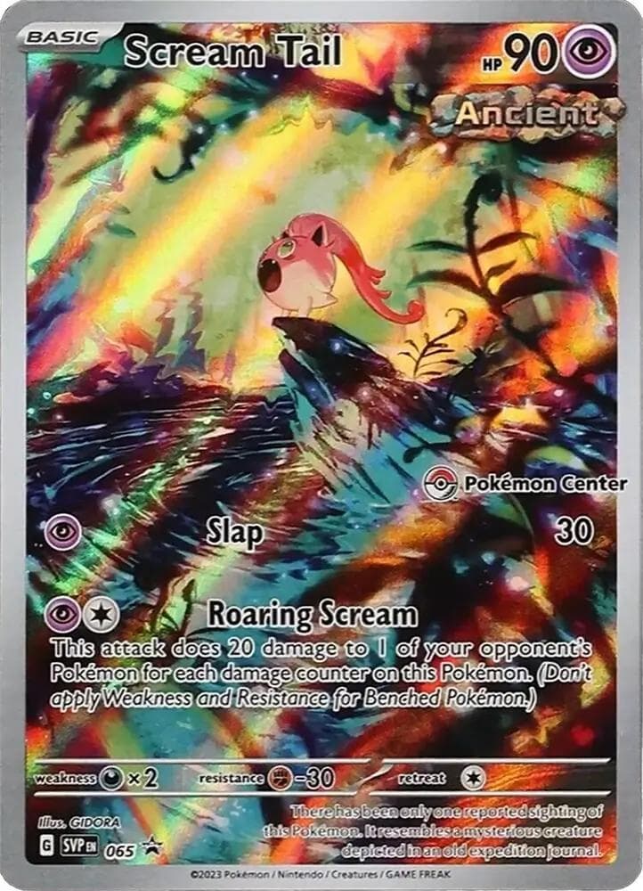 Scream Tail [Pokemon Center] #65 — Pokemon Promo