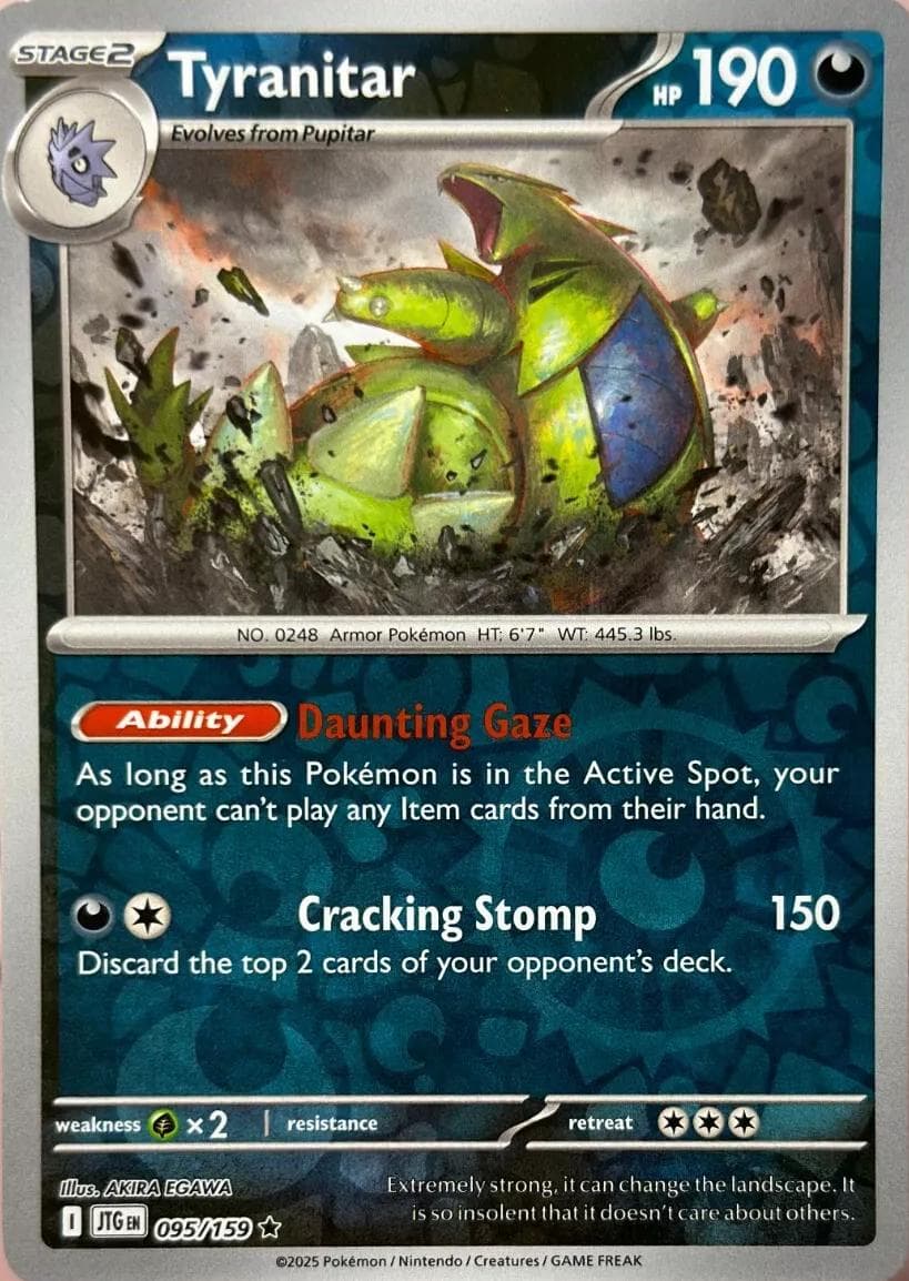 Tyranitar [Reverse Holo] #95 — Pokemon Journey Together