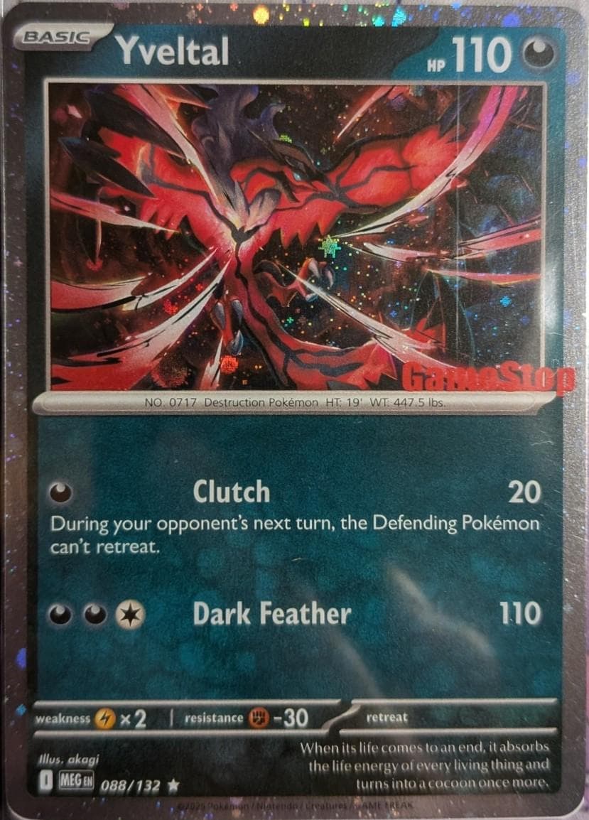 Yveltal [GameStop] #88 — Pokemon Mega Evolution