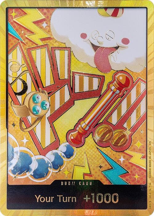 DON!! Card [Nami Gold]  — One Piece Premium Booster 2