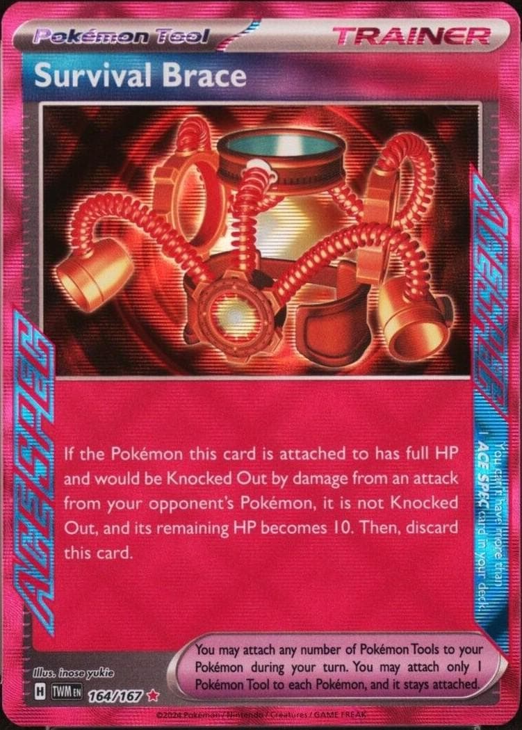 Survival Brace [Reverse Holo] #164 — Pokemon Twilight Masquerade