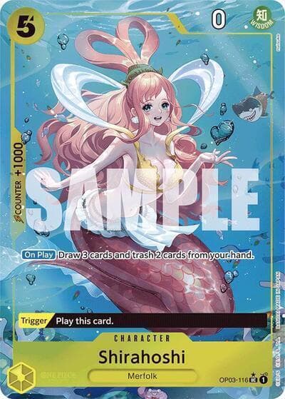 Shirahoshi [Full Art PRB01] OP03-116 — One Piece Pillars of Strength