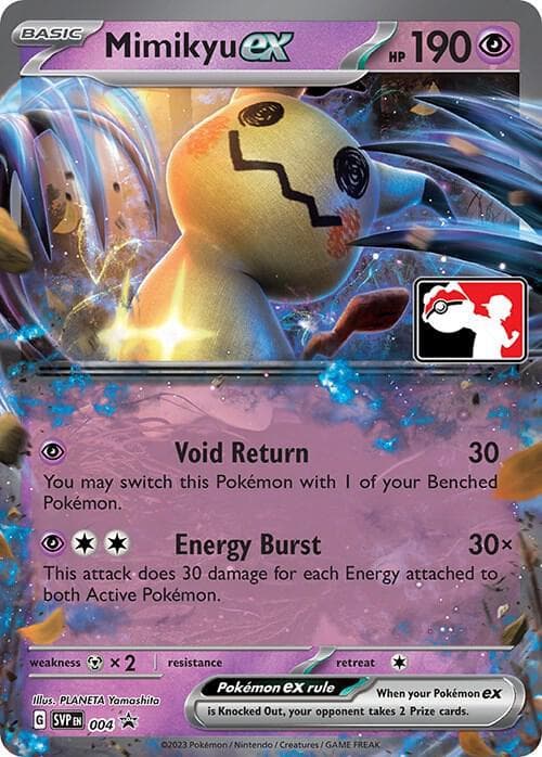 Mimikyu Ex [Prize Pack Series 3] #4 — Pokemon Promo