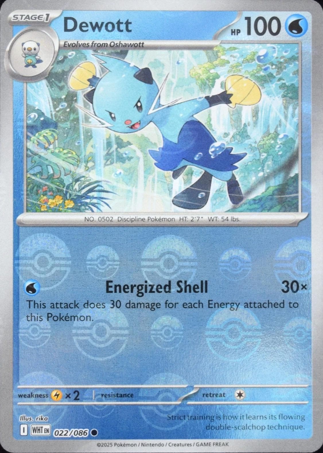 Dewott [Poke Ball] #22 — Pokemon White Flare
