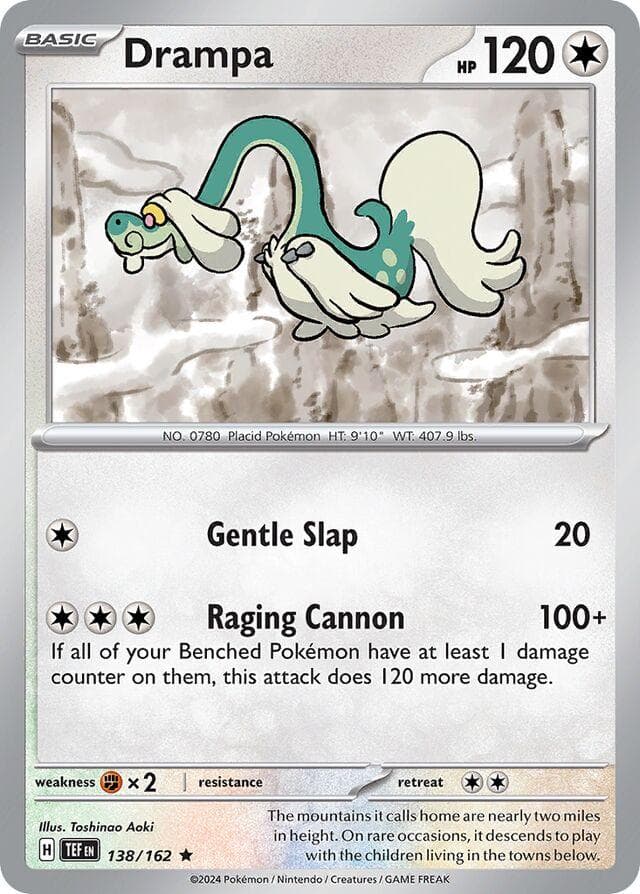 Drampa [Holo] #138 — Pokemon Temporal Forces
