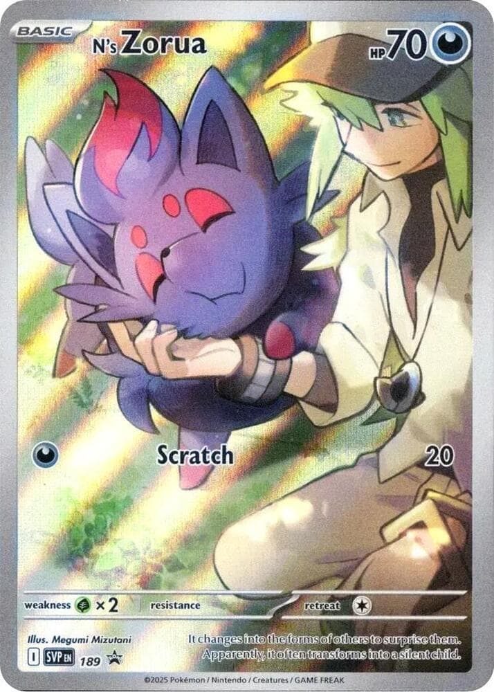 N's Zorua #189 — Pokemon Promo