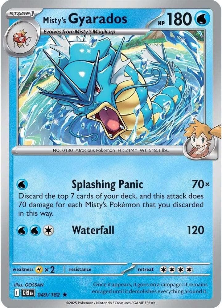 Misty's Gyarados [Holo] #49 — Pokemon Destined Rivals