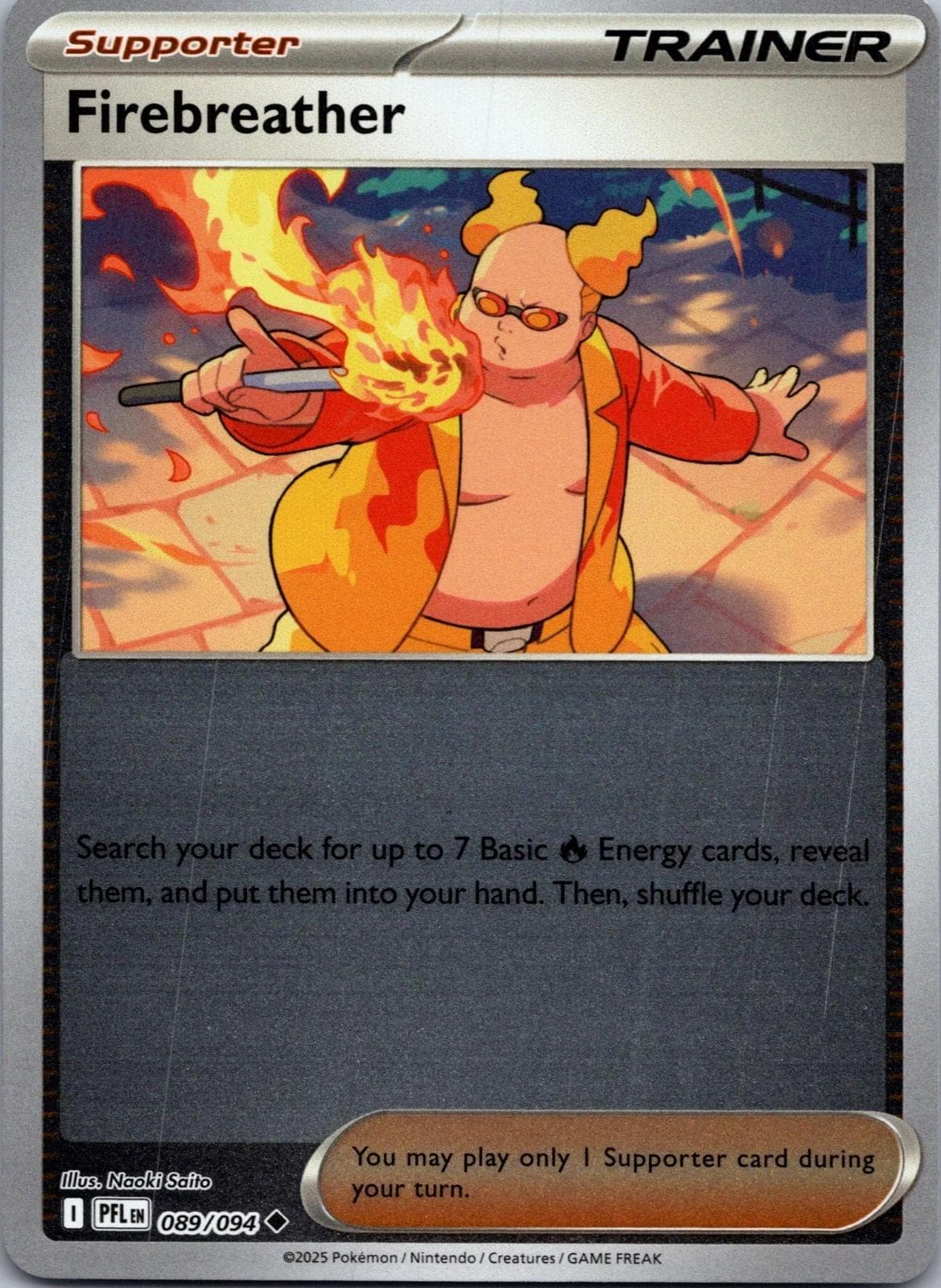 Firebreather [Reverse Holo] #89 — Pokemon Phantasmal Flames