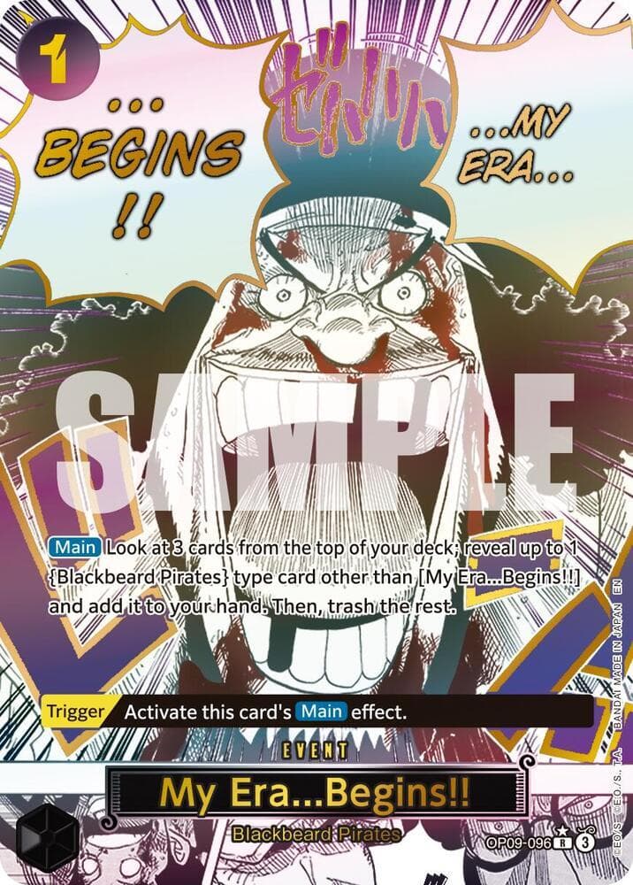 My Era...Begins!! [Alternate Art PRB-02] OP09-096 — One Piece Premium Booster 2