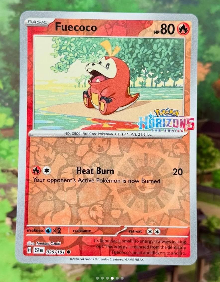 Fuecoco [Horizons Reverse Holo] #29 — Pokemon Surging Sparks