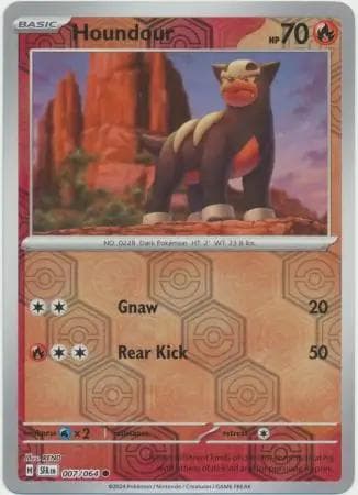 Houndour [Reverse Holo] #7 — Pokemon Shrouded Fable
