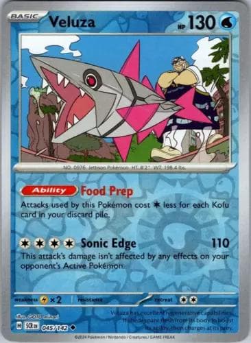 Veluza [Reverse Holo] #45 — Pokemon Stellar Crown