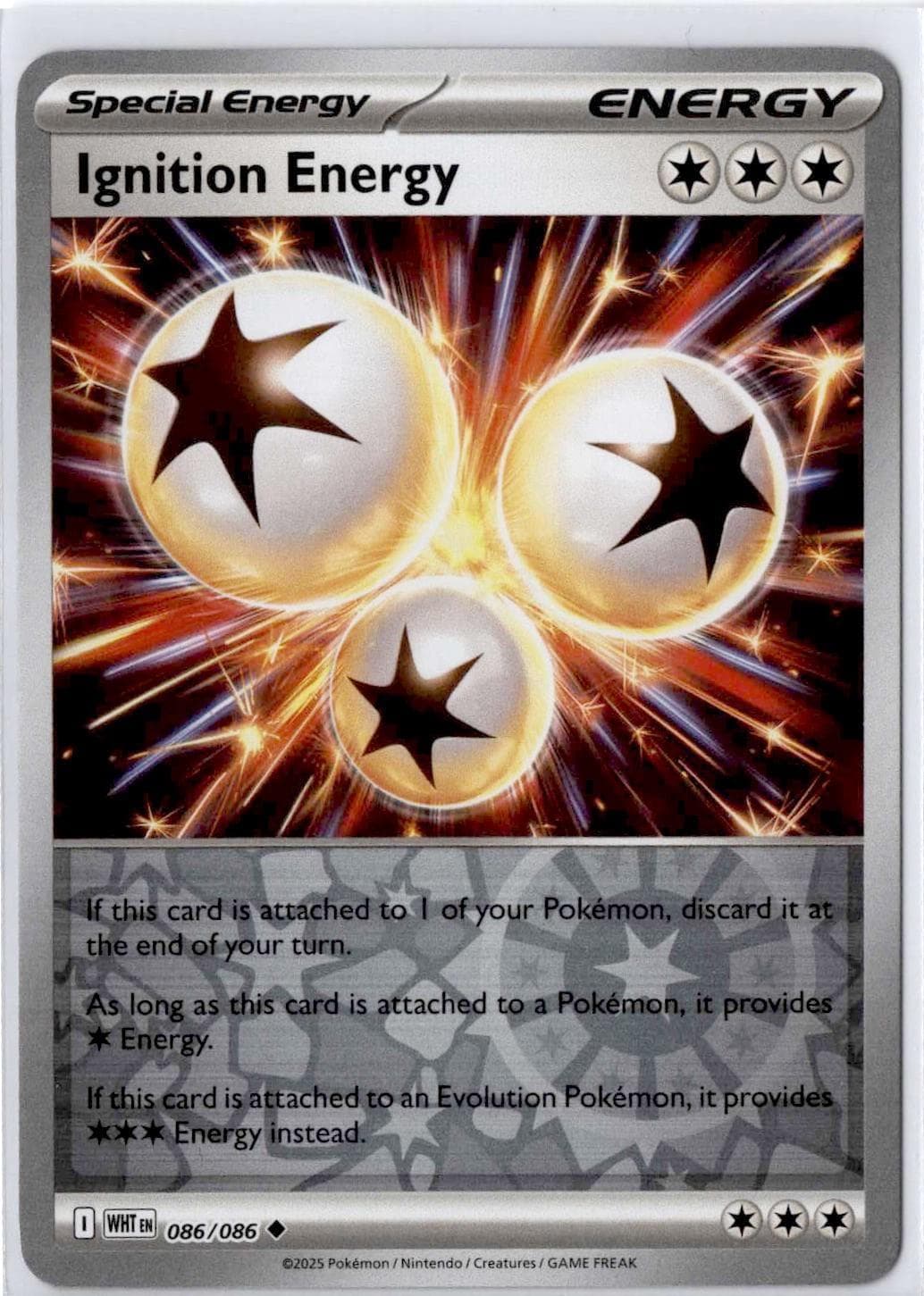 Ignition Energy [Reverse] #86 — Pokemon White Flare