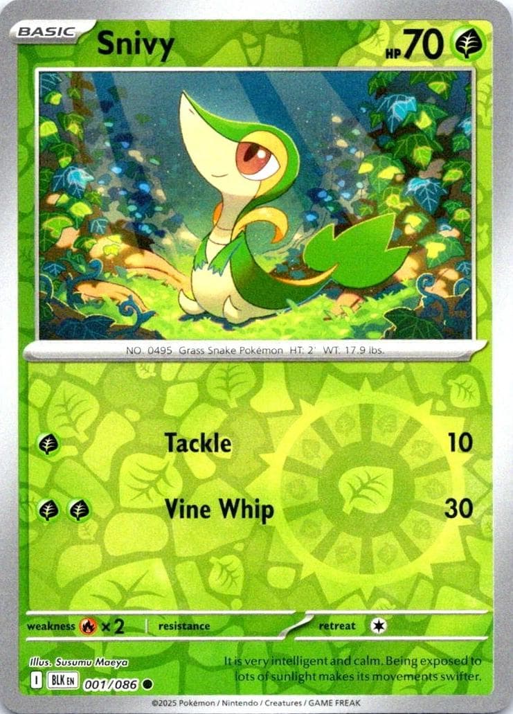 Snivy [Reverse] #1 — Pokemon Black Bolt