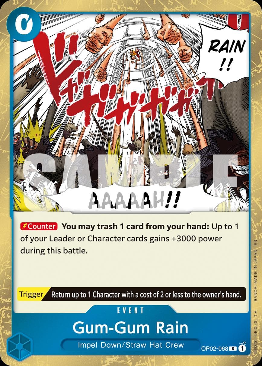 Gum-Gum Rain [PRB-02] OP02-068 — One Piece Premium Booster 2