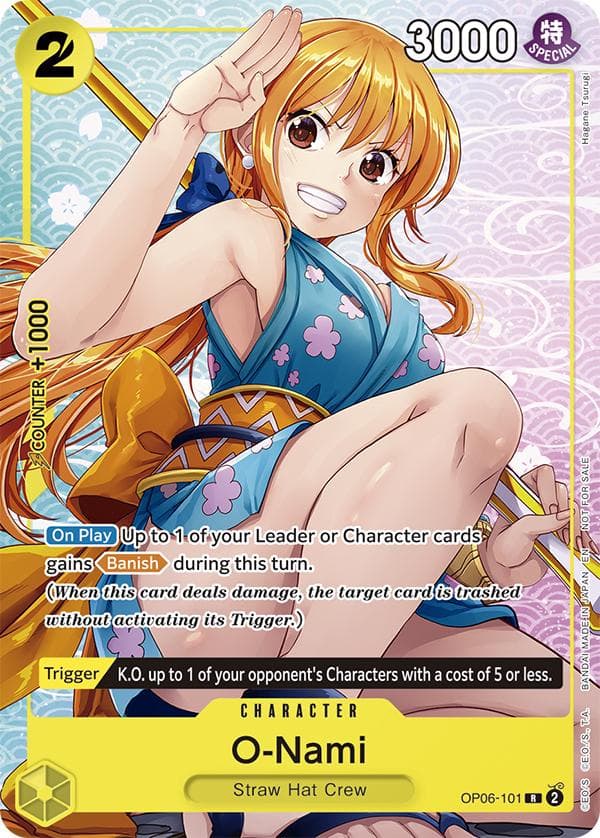 O-Nami [Welcome Pack Vol.2] OP06-101 — One Piece Promo